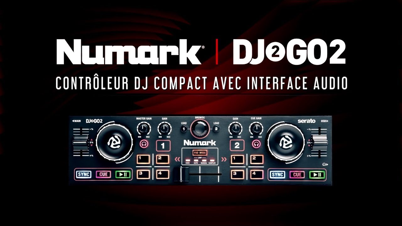 PARTY MIX Numark - Controleur JD 2 voies + lumières