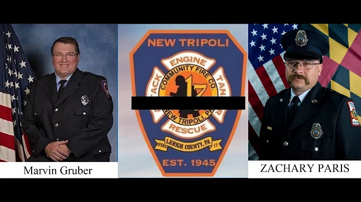 Firefighter Line of Duty Death Memorial Service for Marvin Gruber and Zachary Paris New Tripoli, Pa