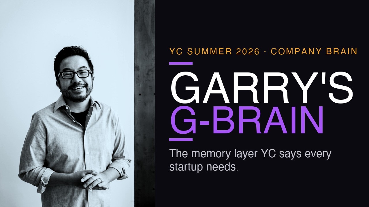Garry Tan open-sourced his AI brain. YC says every company will need one.