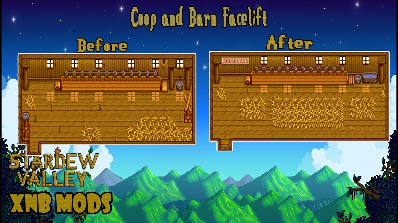 Coop And Barn Redesign Stardew Valley 1.5 YouTube