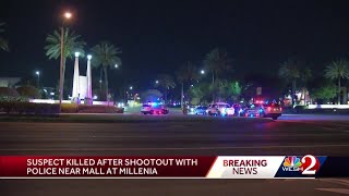 Orlando police Man dead after shootout with police near Mall at Millenia