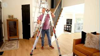 Little Giant 24-in-1 Multifunction 17' Ladder with Platform on QVC