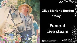 Olive Marjorie Burdon ( Marj) - Millicent cemetery ( Wattle Range Funerals)