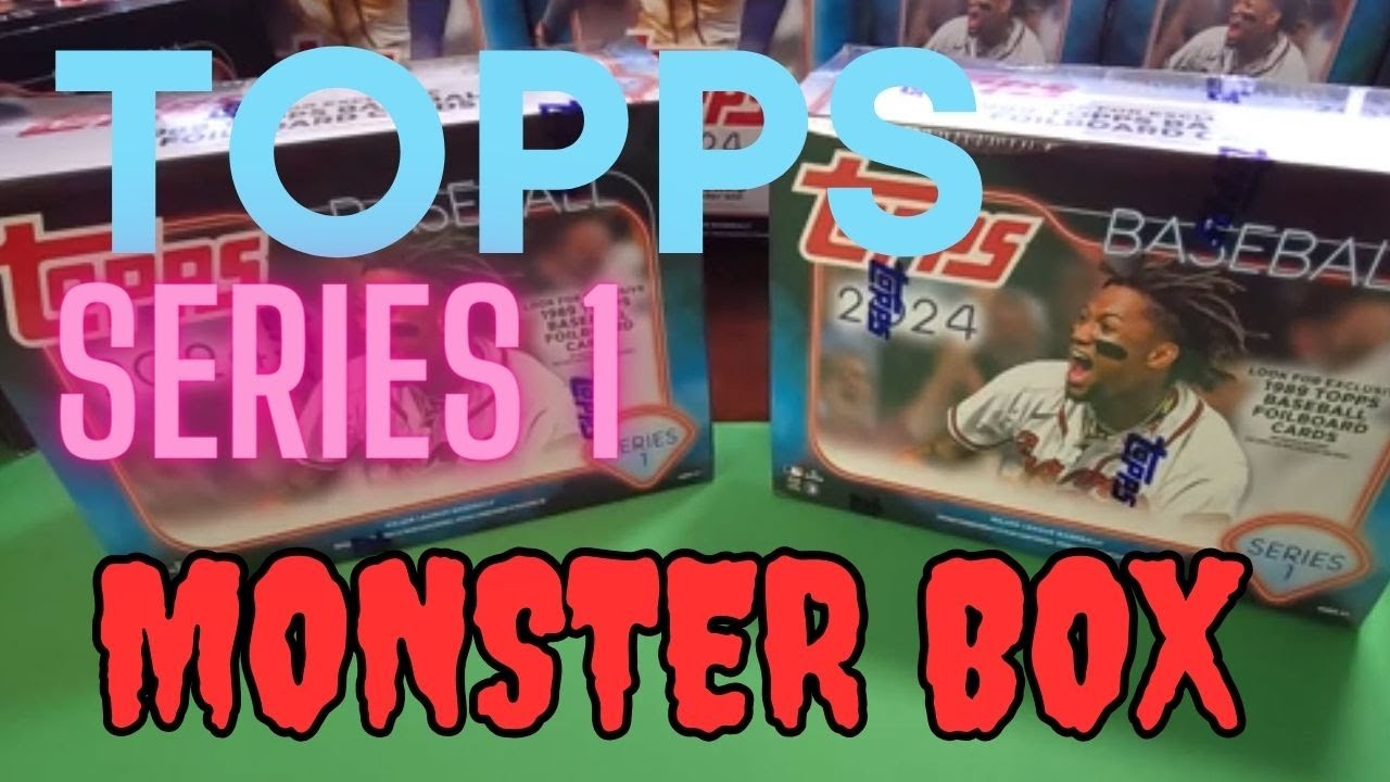 2024 Topps Series 1 Baseball Monster Packs From The Monster Box - 2 Monster Packs main image 1