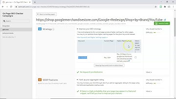 Strategy idea | optimization ideas | onpage seo checker semrush tutorial