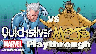QUICKSILVER vs MOJO Marvel Champions Expert Playthrough