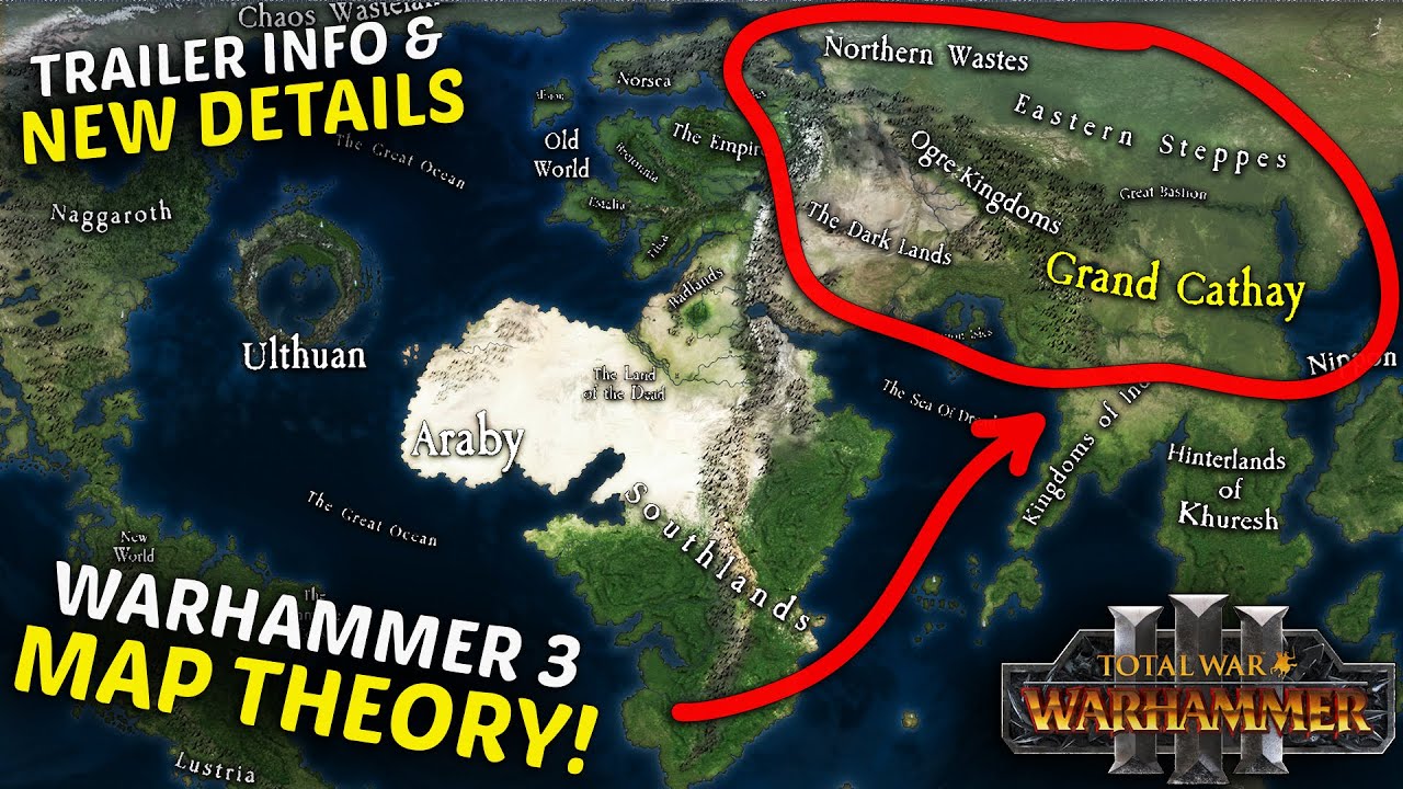total war warhammer 2 world map
