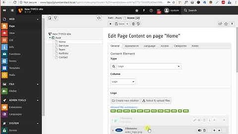How to change logo inTYPO3 template