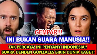 SUARA GILA!! PENYANYI INDONESIA INI BIKIN ORANG BULE TERIAK & MERINDING! | DENDEN GONZALES REACTION