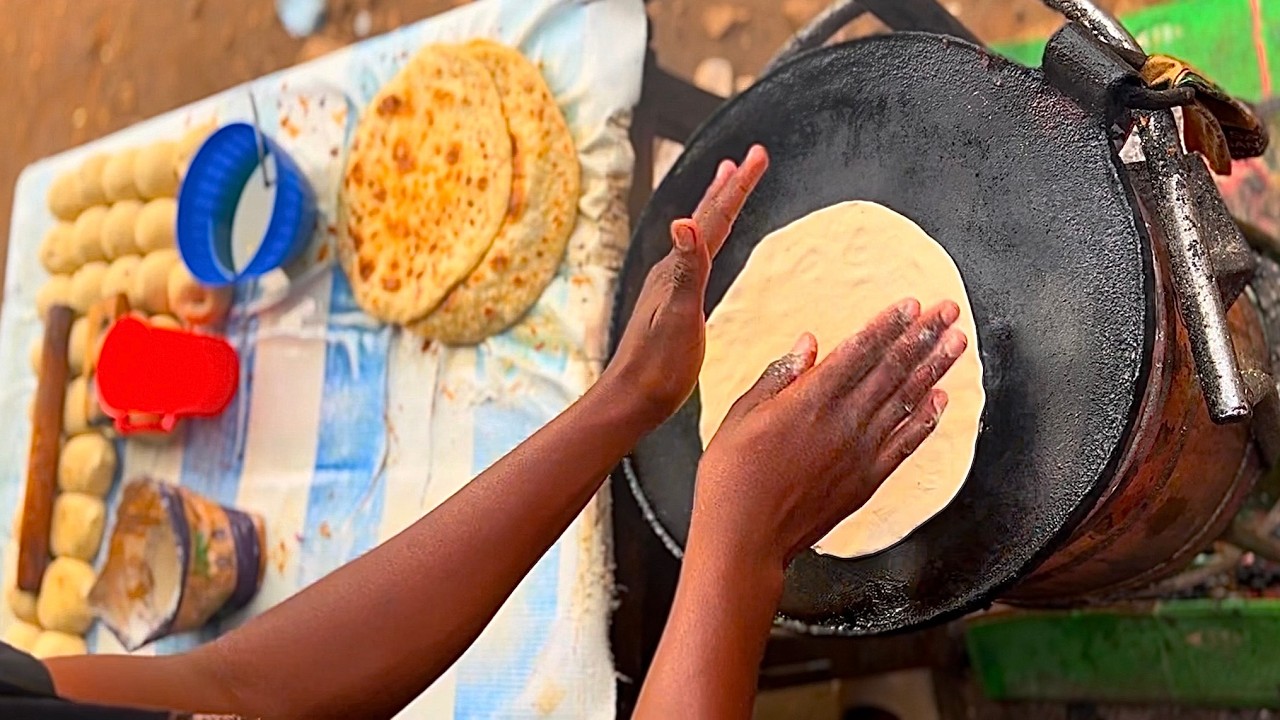 Street Style Chapati Making | Fresh Homemade Flatbread