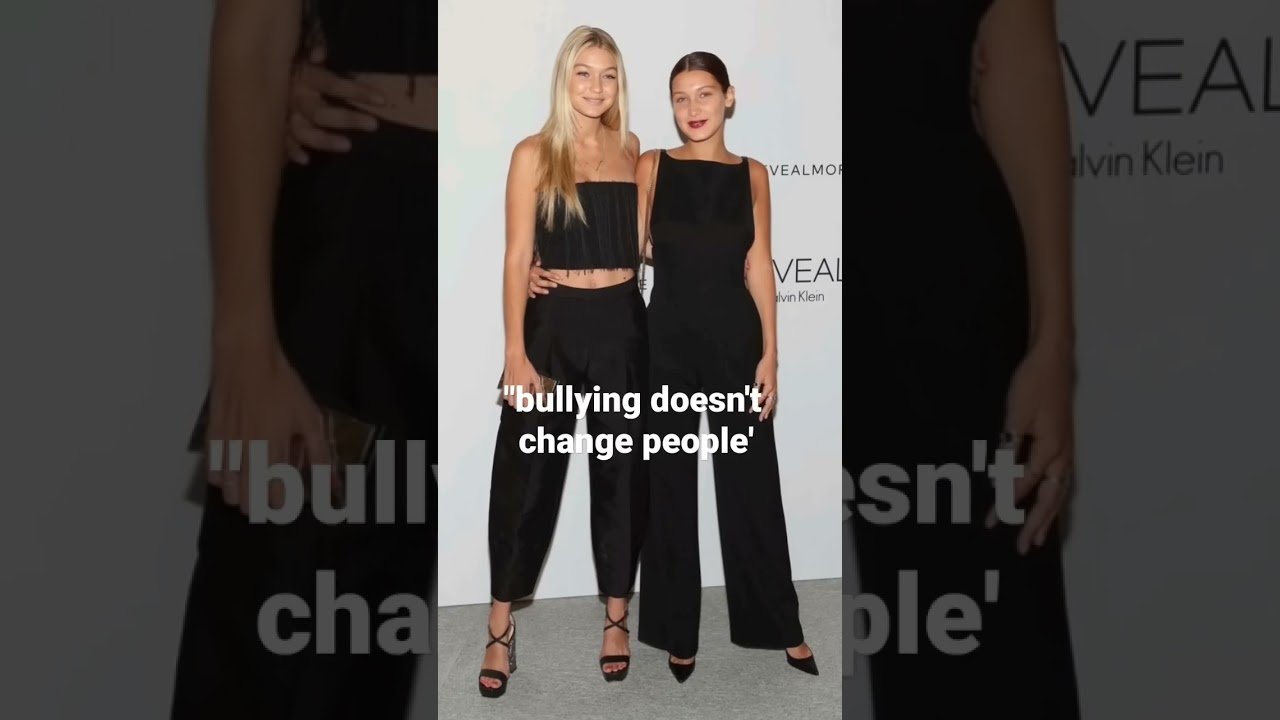 bullying doesn't change people 