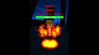 Roblox, Arcane Reborn, Farming "Rupin The Crimson Demon" for "Rupin's Cursed Pauldrons"