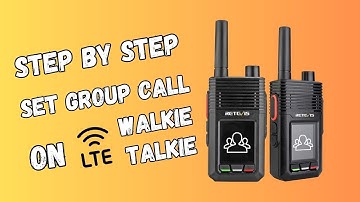 How to Set Group Call on Retevis RB20 Network Walkie Talkie? Easy Guide to share with you!