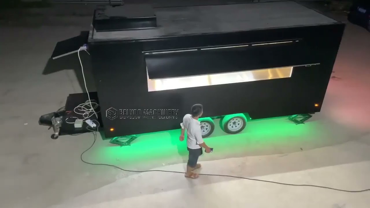 Food trailers fully equipped US standards/food trailer with full kitchen equipments