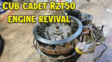 Cub Cadet RZT50 engine teardown and gasket replacement