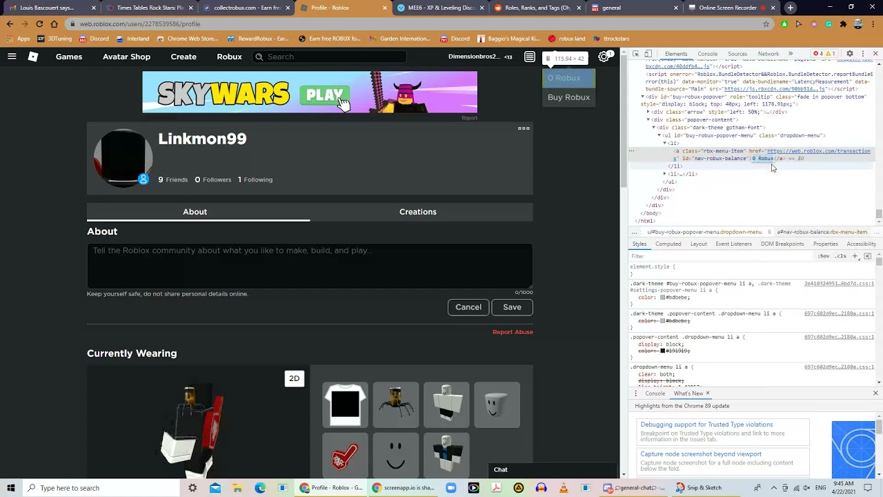 How To Change Your Amount Of Robux On ROBLOX Inspect YouTube How To Change Your Amount Of Robux On ROBLOX Inspect YouTube