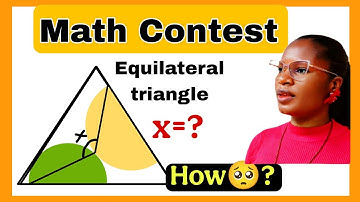 A Nice geometry math question| can you find the value of x?