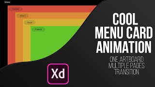 Cool  Navigation Menu Animation in Adobe Xd | Auto Animate | Design Weekly