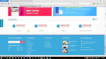 Responsive Prestashop manufacturer carousel slider module