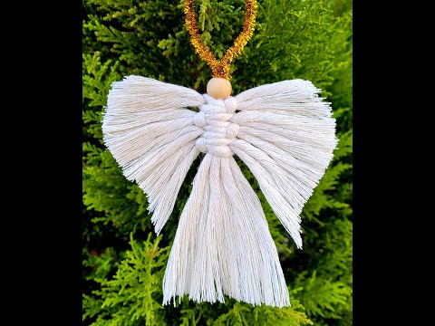 ანგელოზი / მაკრამე / შობა / ახალი წელი / angel