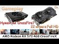 AMD Radeon RX 570 4GB CrossFireX: gameplay в 22 играх при Full HD