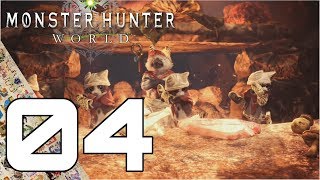 MONSTER HUNTER WORLD! Playthrough Episode 04 PS4 Pro