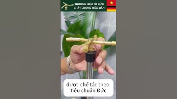 Béc Phun Sương Tưới Cây Tự Động Xoay 360 Độ, Béc Tưới Đồng Thau Cho Mái Tôn, Tưới Cây Nhiều Mùa