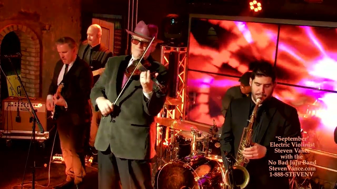 "September" Electric Violinist Steven Vance with the No Bad Juju Band