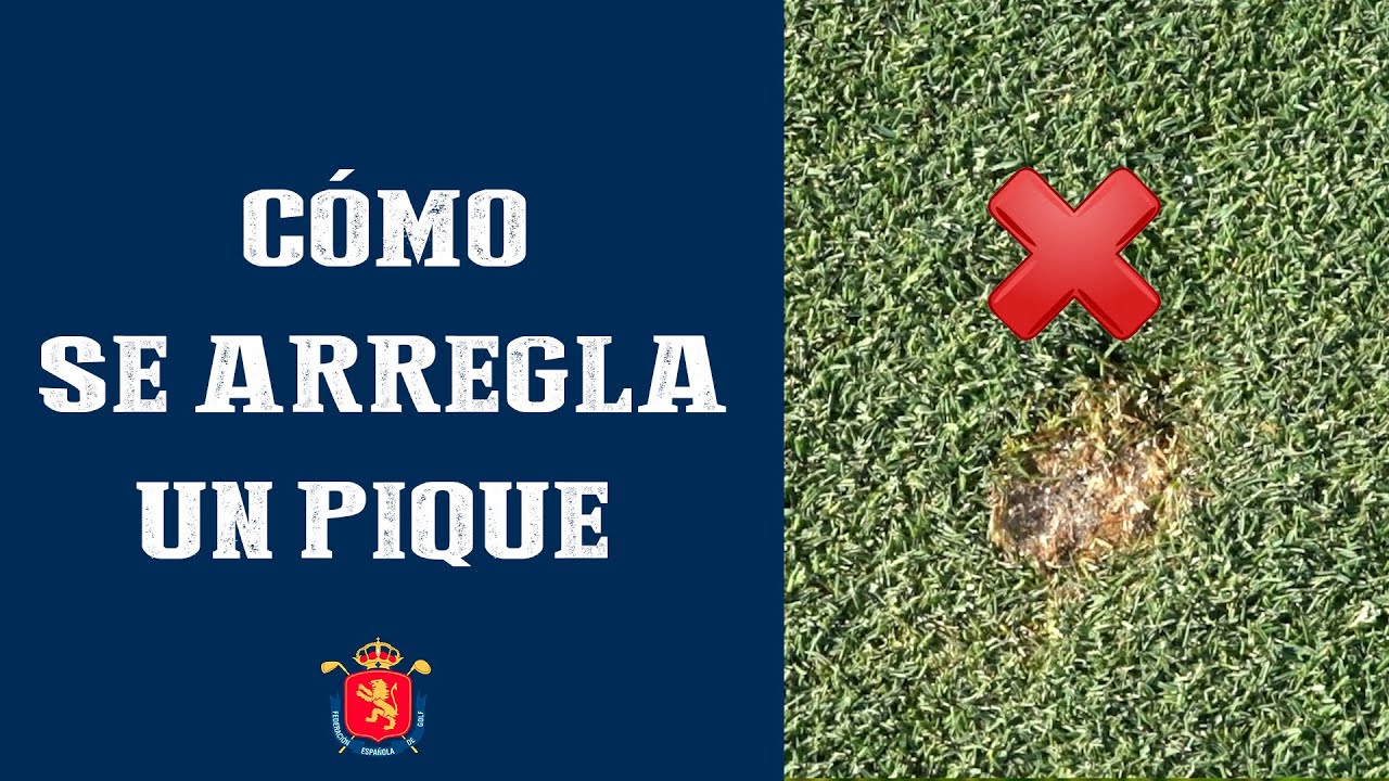 ¿Sabes ARREGLAR un PIQUE BIEN? | SOMOSGOLF