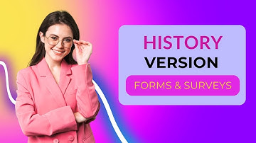 How to Use History Versions In Forms and Surveys #surveybuilder #surveysoftware #formbuilder #crm