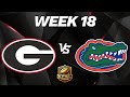 EPSL Football: College Program: Georgia Bulldogs vs Florida Gators - Week 18