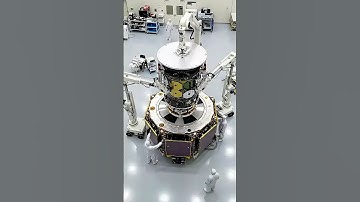 Witness cutting-edge spacecraft assembly! Future #shorts #space #aerospace #viralshorts #trendingnow