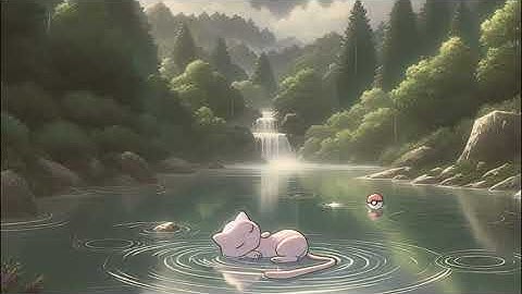 Mew’s Peaceful Slumber: A Relaxing Journey into the Lake of Dreams