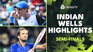 Sinner vs Alcaraz; Medvedev vs Paul | Indian Wells 2024 Semi-Final Highlights image