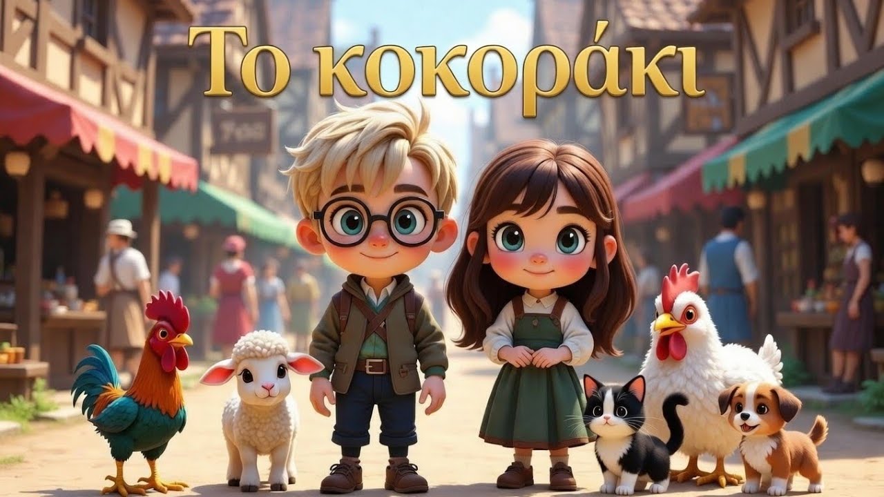 Το Κοκοράκι – Όταν θα πάω κυρά μου στο παζάρι | Ελληνικά Παιδικά Τραγούδια