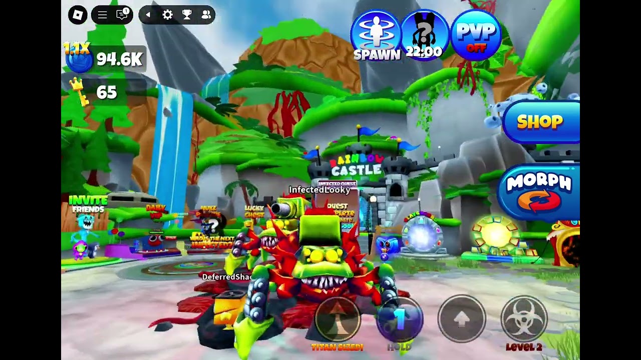 MORPH WORLD INFECTED TANK! Go and play on Roblox!