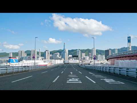 Japan Highway Drive 4K | Kobe to Tokushima thru Kobe-Awaji-Naruto EXPWY