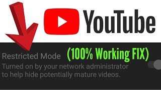 How To Fix Youtube Restricted Mode Turned On By Network Administrator Simple Way 2023
