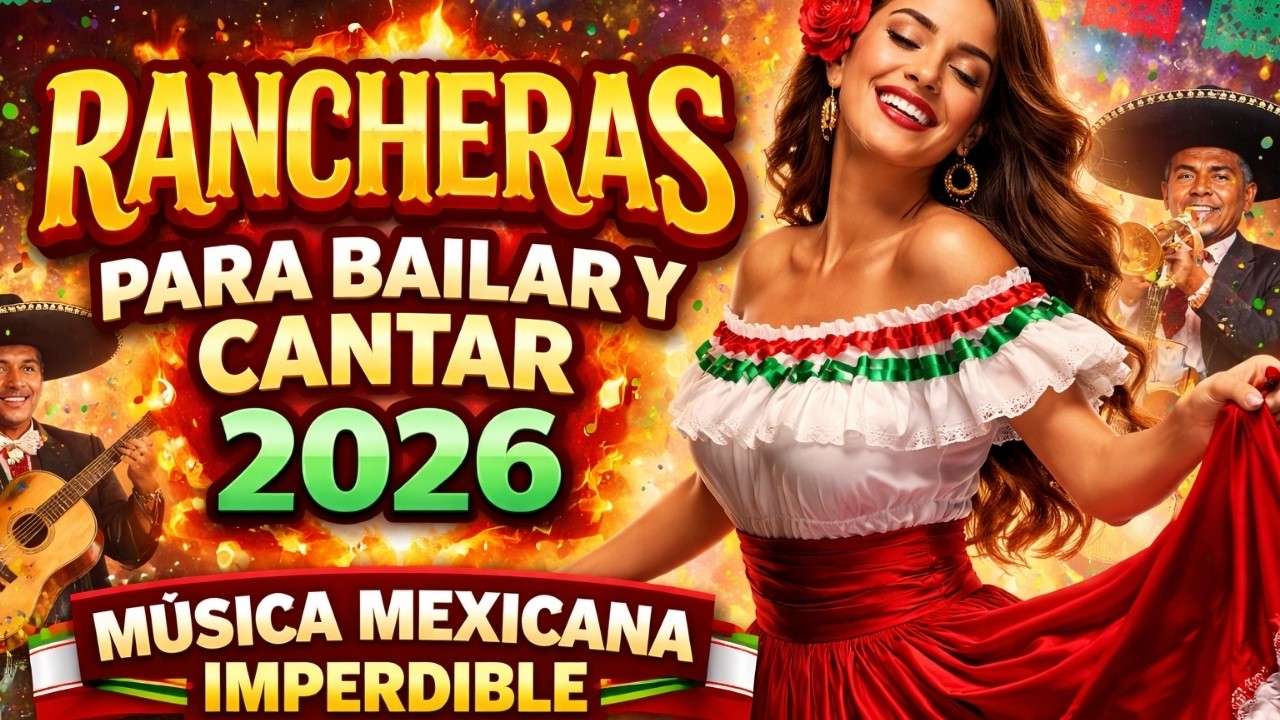 Rancheras Para Bailar y Cantar 2026 💃🔥 Música Mexicana Imperdible - YouTube