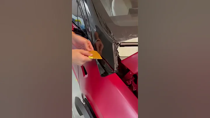 Gloss black pillar delete on a Tesla Model X!