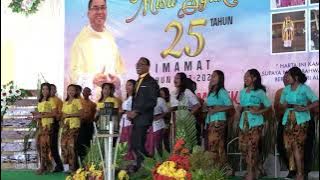 Bermazmur Bagi Tuhan - SMA Negeri Webriamata - Misa Syukur 25 Tahun Imamat Pater Maxi, OSC