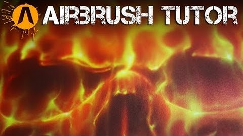 Free Hand Flames - The Skull Part 3