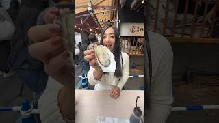 Rating everything at TSUKIJI OUTER FISH MARKET 😍‼️ #japan #japanesefood #tsukiji #seafood #travel