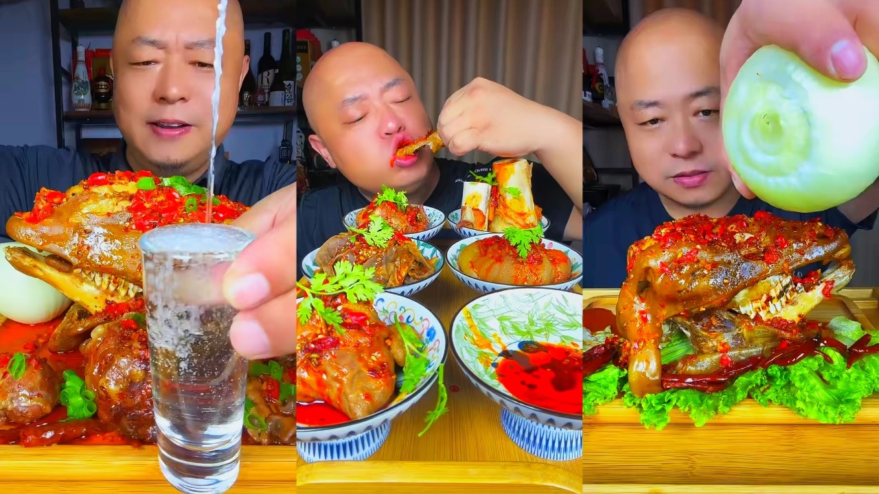 Lamb Tripe & Beef Intestine ASMR 🤤 | Zhou Mukbang