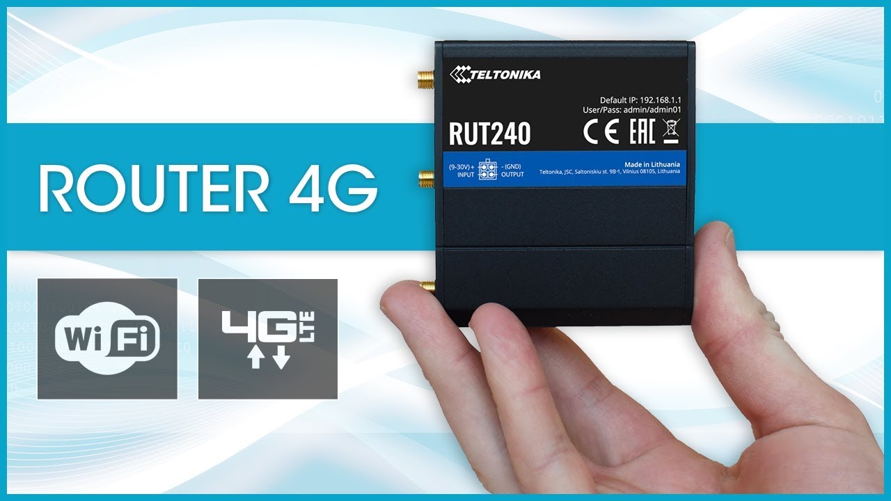 Router con SIM 4G | Teltonika RUT240