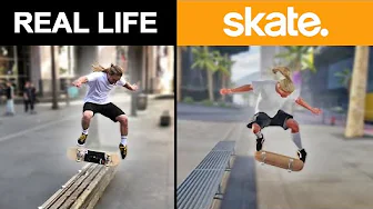 Recreating My Crazy Skateboarding Clips in a Skate 4
