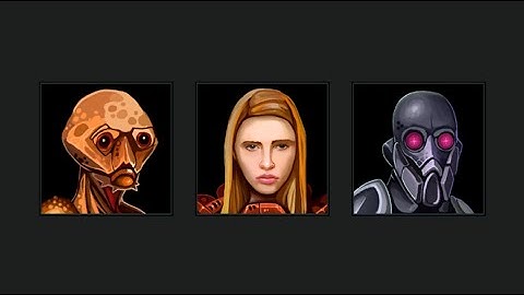 Unity Asset Introduction: Sci-Fi Characters Icons from REXARD