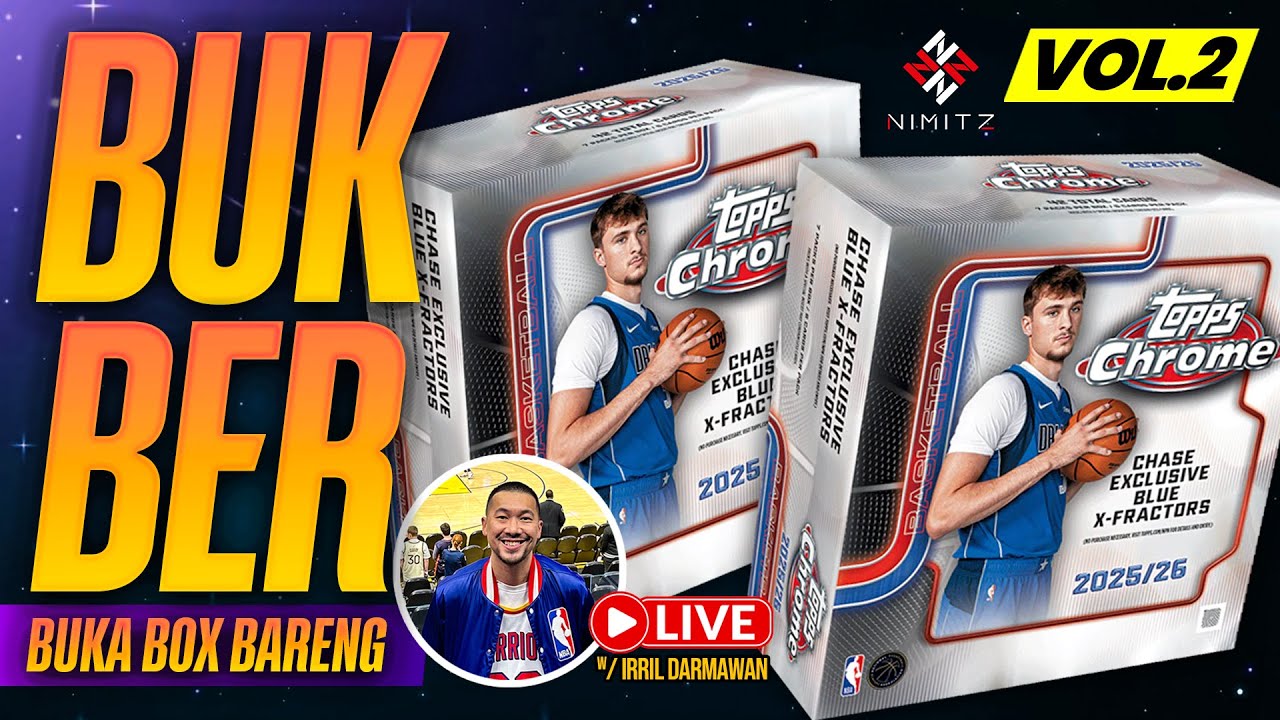 BUKA BOX BARENG VOL.2 | TOPPS CHROME BASKETBALL MEGA BOX | 21 JANUARI 2026