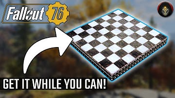 FALLOUT 76 | The CHESS BOARD DISPLAY Is Back!