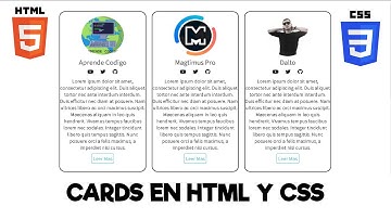 COMO HACER CARDS CON SOLO HTML5 Y CSS3
